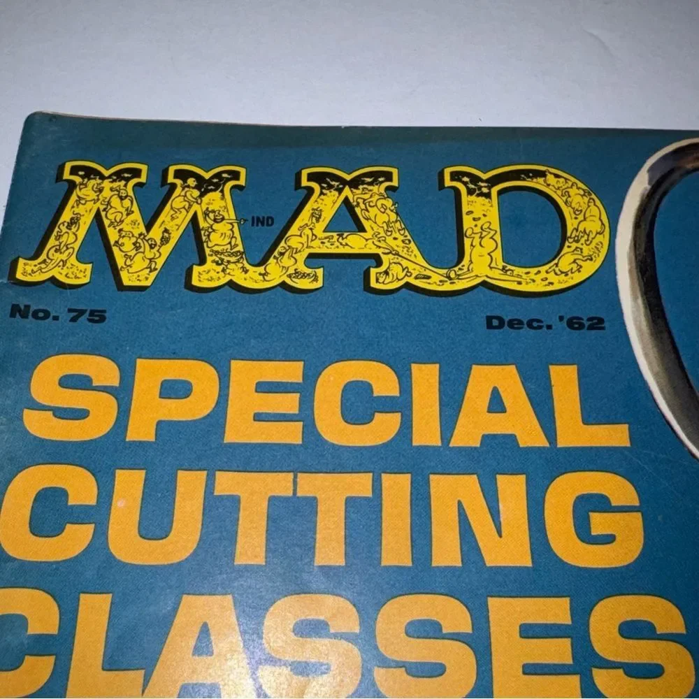 Vintage Mad Magazine #75 special cutting classes issue December 1962